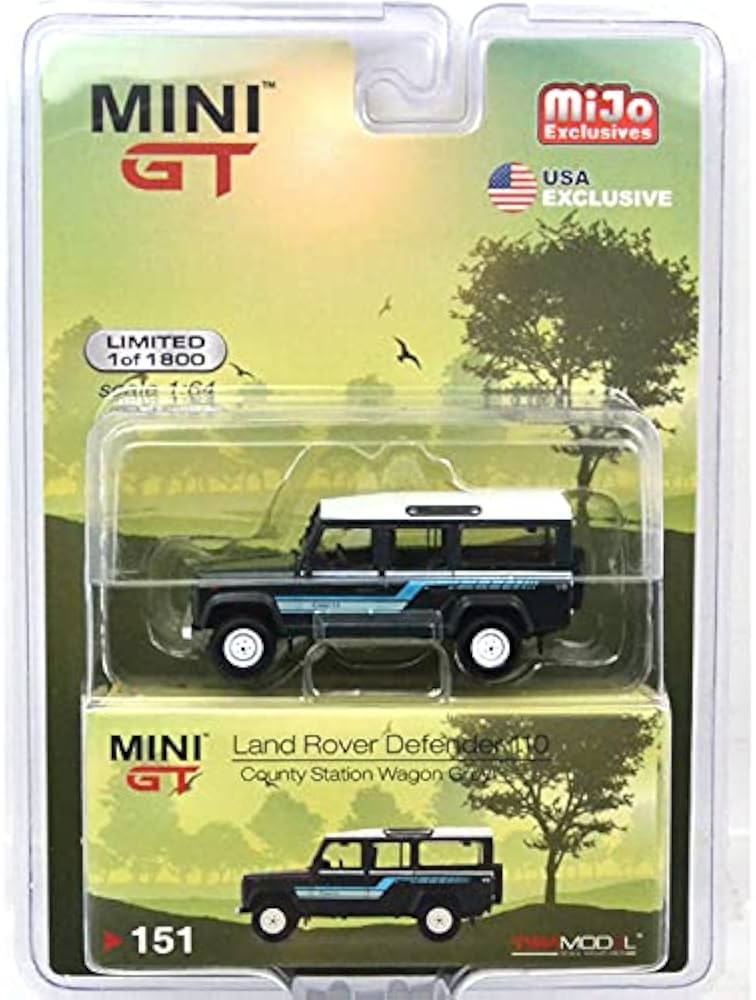 LAND ROVER DEFENDER 110 COUNTRY STATION WAGON GREY MiJo Exclusive Land Rover Defender 110 Country Station Wagon Gray